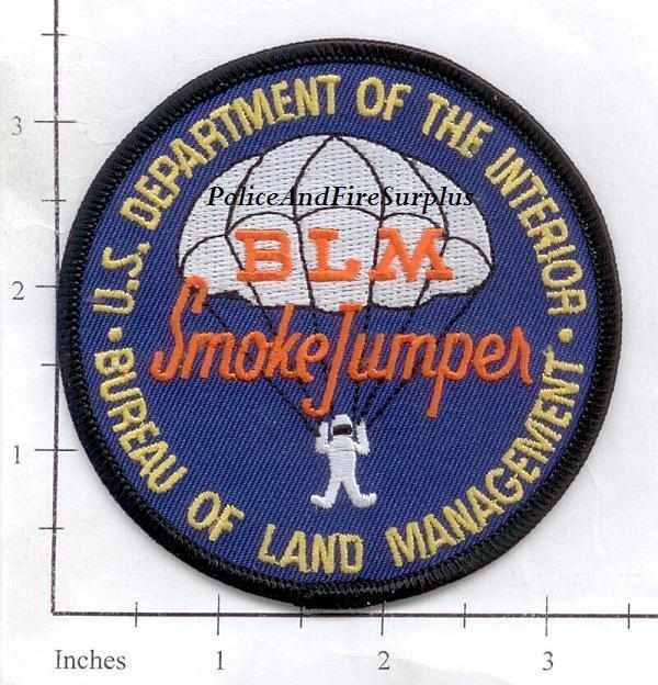 United States - US Dept Interior Land Management Forest Fire Patch Smokejumper