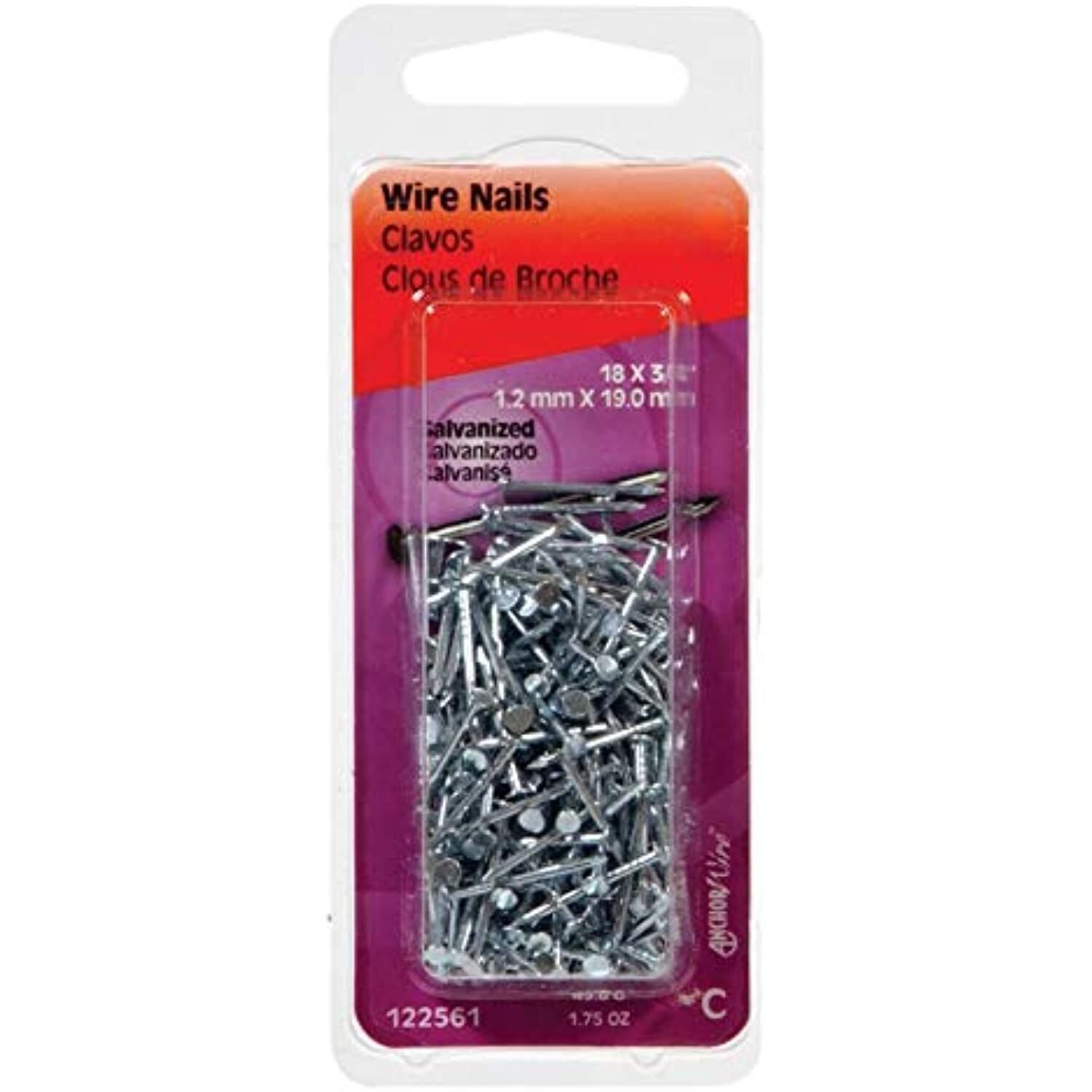 1/2x19 Galv Wire Nail