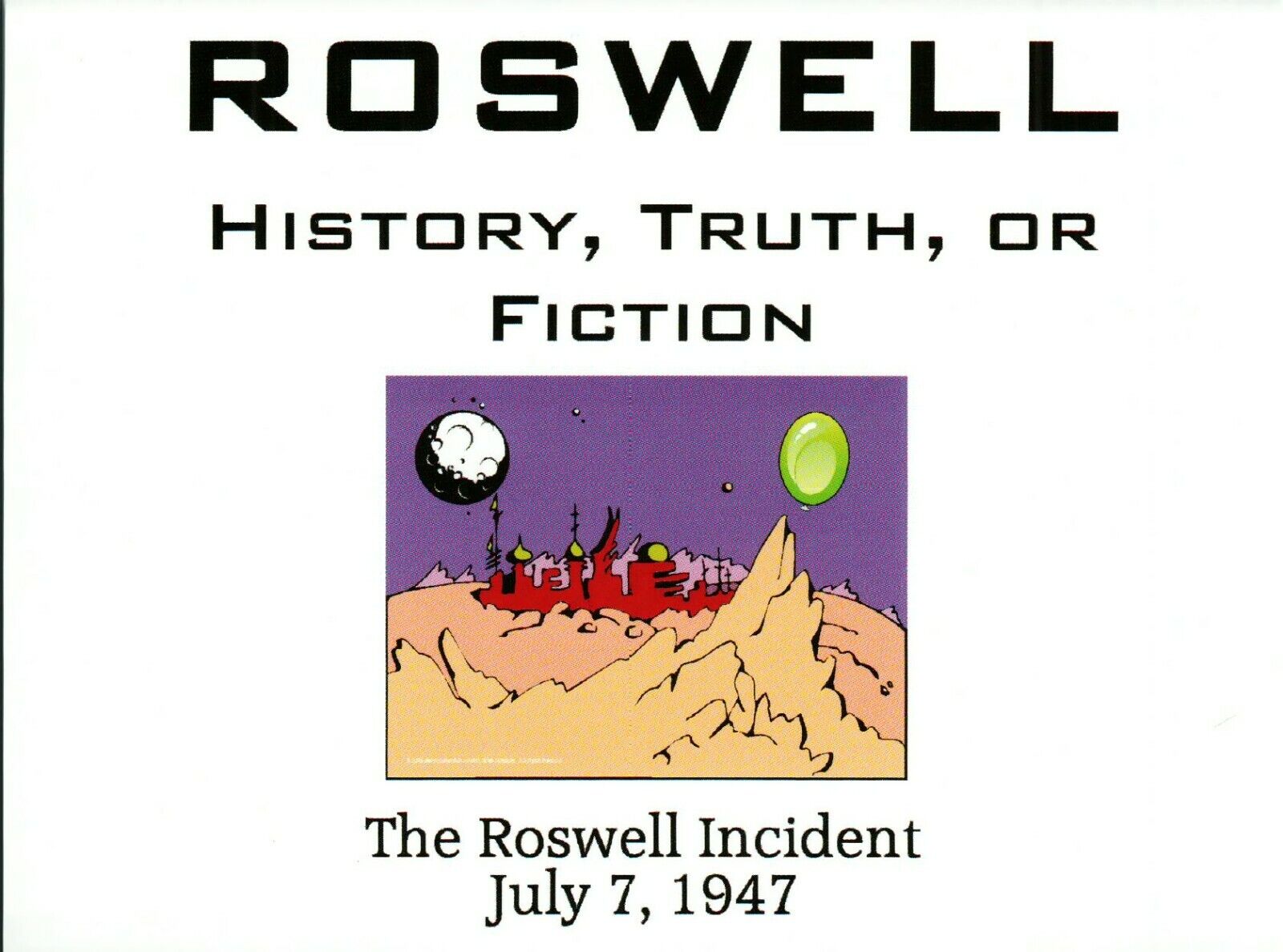 *Roswell Postcard-\