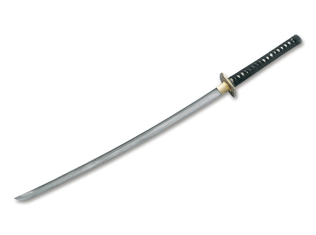 Boker Magnum Samurai Sword Black Rayskin Handle Damascus Plain Edge 05RY441DAM
