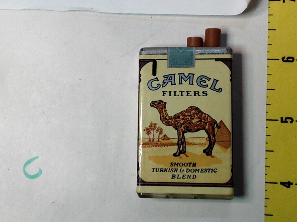 Vintage Camel Filters Cigarette Pack Cigarette Lighter RARE Filter Tips -tested