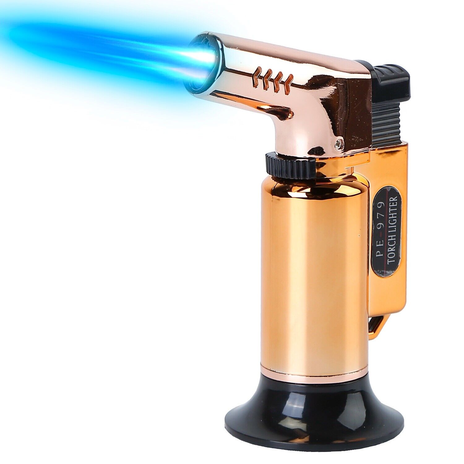 Butane Torch Lighter Gun Windproof Adjustable Jet Flame Refillable Blow BBQ Camp