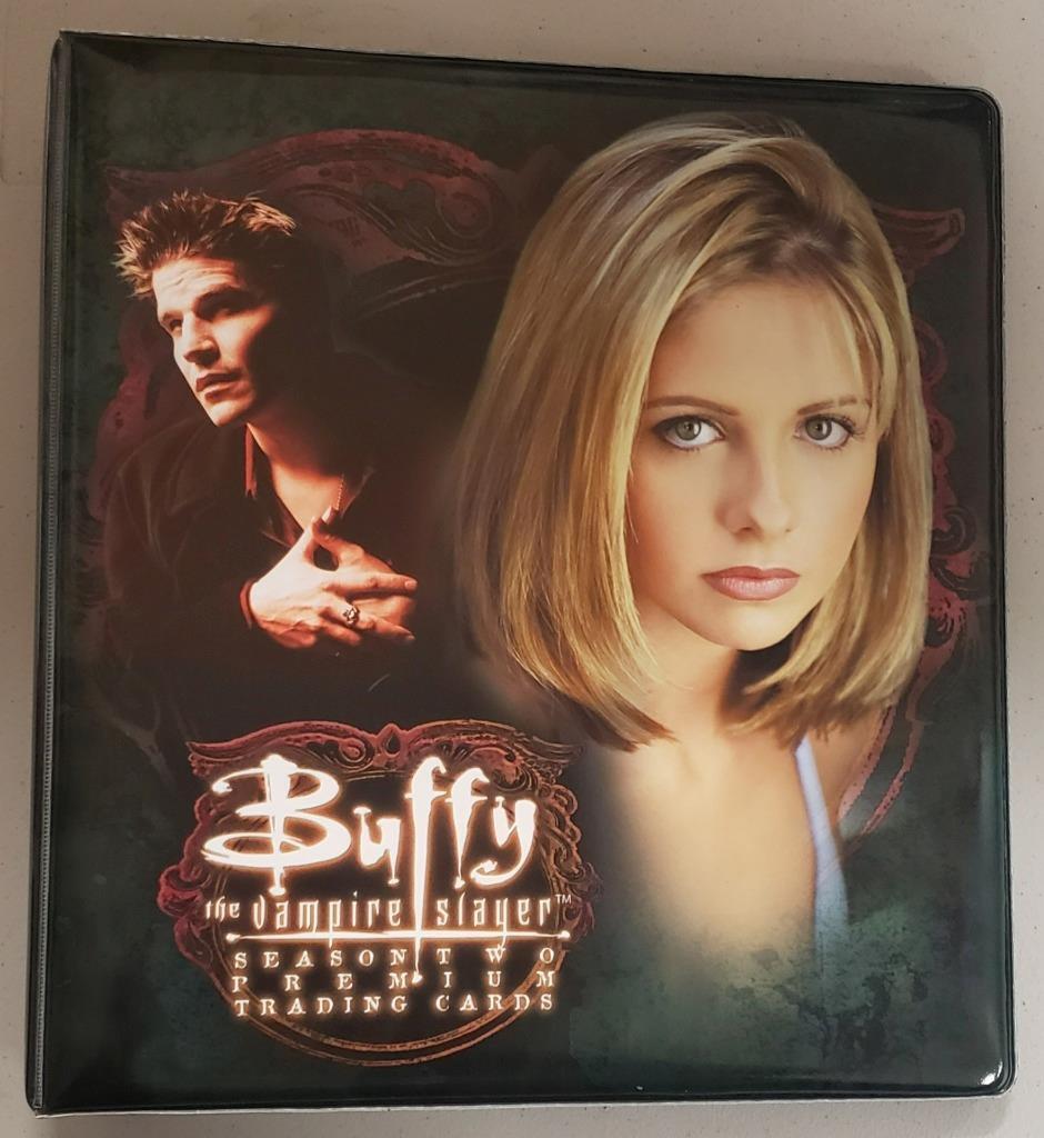 Buffy The Vampire Slayer Season 2 Padded 3Ring Binder & B2-AL1 Card Inkworks New