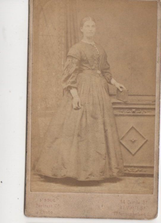 Victorian Carte De Visite Photograph Card Liverpool Portrait Co 354b