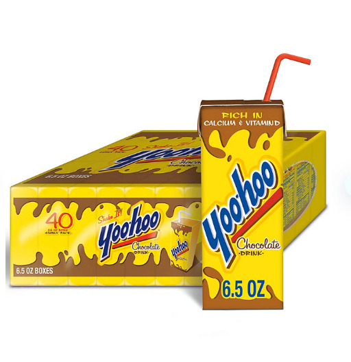 Yoo-hoo Chocolate Drink rich in calcium and Vitamin D(6.5 fl. oz., 40 pk.)