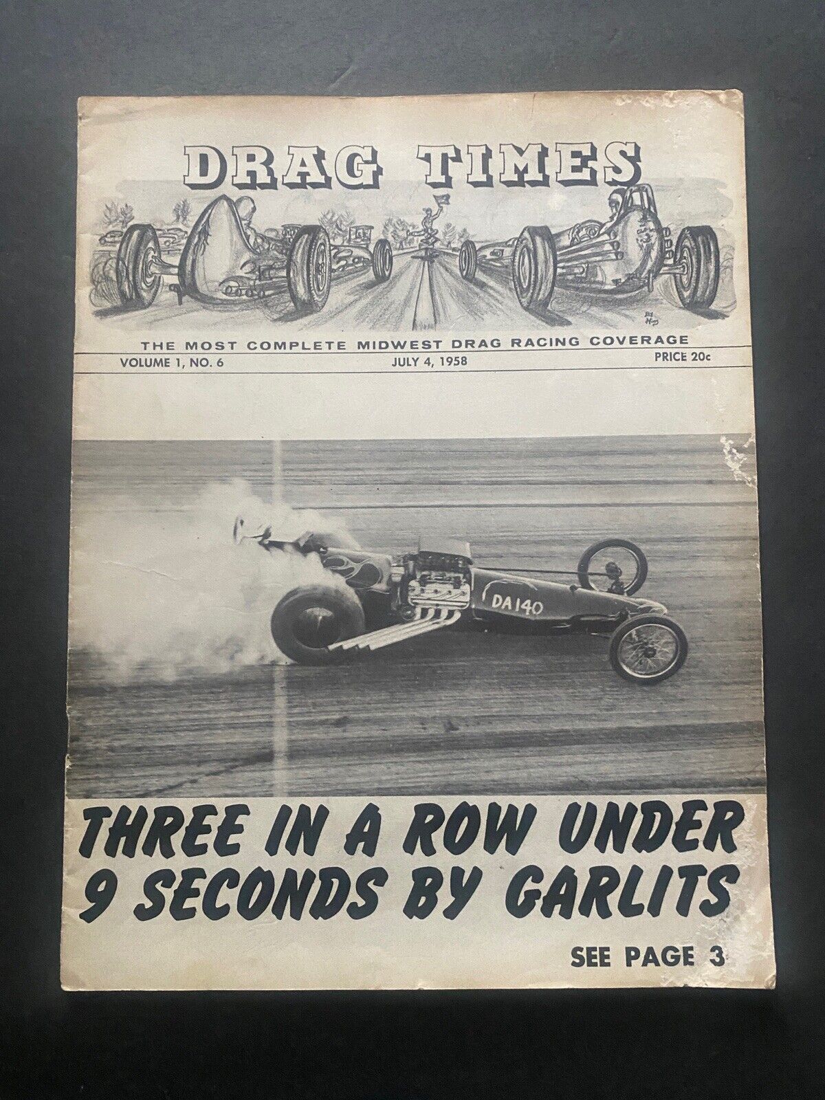 Vintage Drag Times Magazine