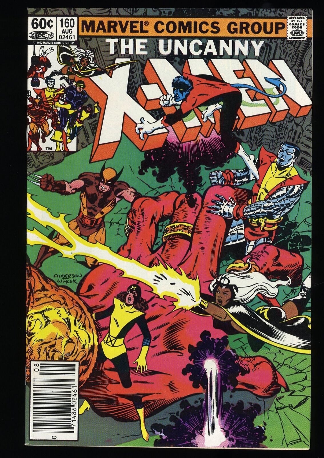 Uncanny X-Men #160 NM 9.4 Newsstand Variant 1st Adult Illyana Magik Marvel 1982