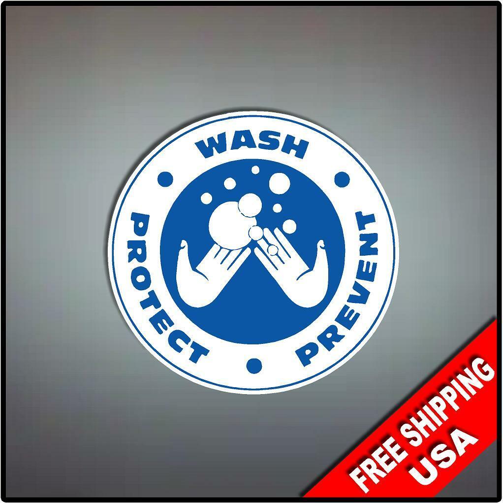 Wash Your Hands Decal Sticker 4\