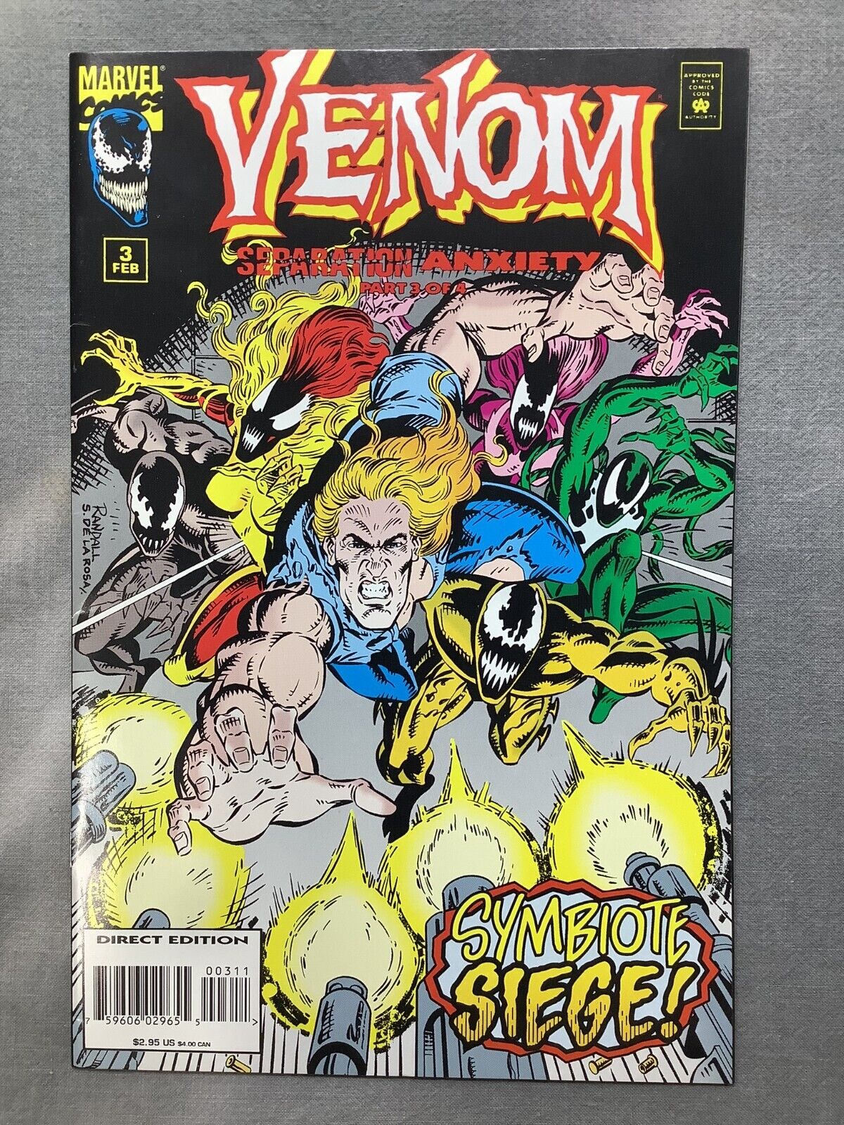 Venom - Separation Anxiety # 3 Marvel Comics