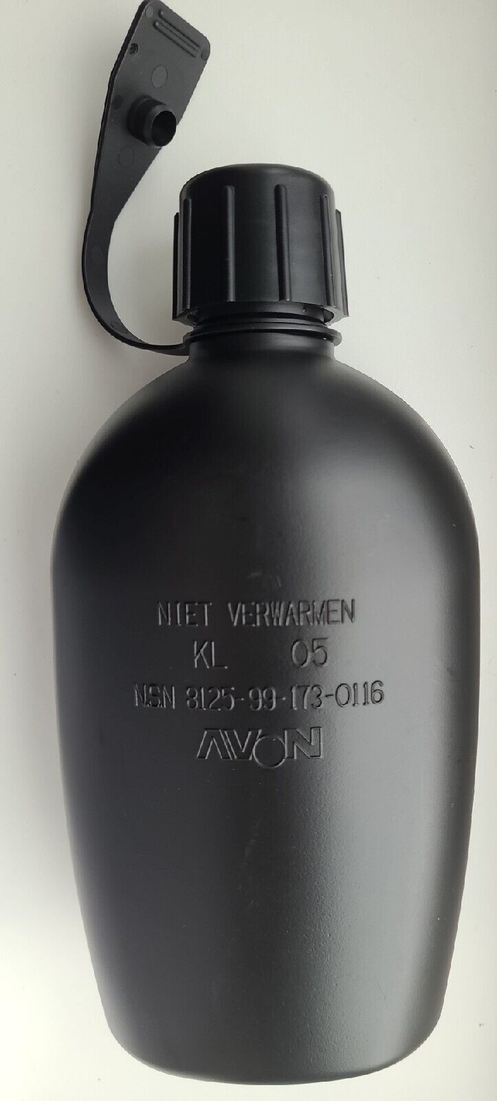 S10 FM12 C50 M50 Avon Water Bottle Canteen With Cap Gas Mask Respirator NBC CBRN