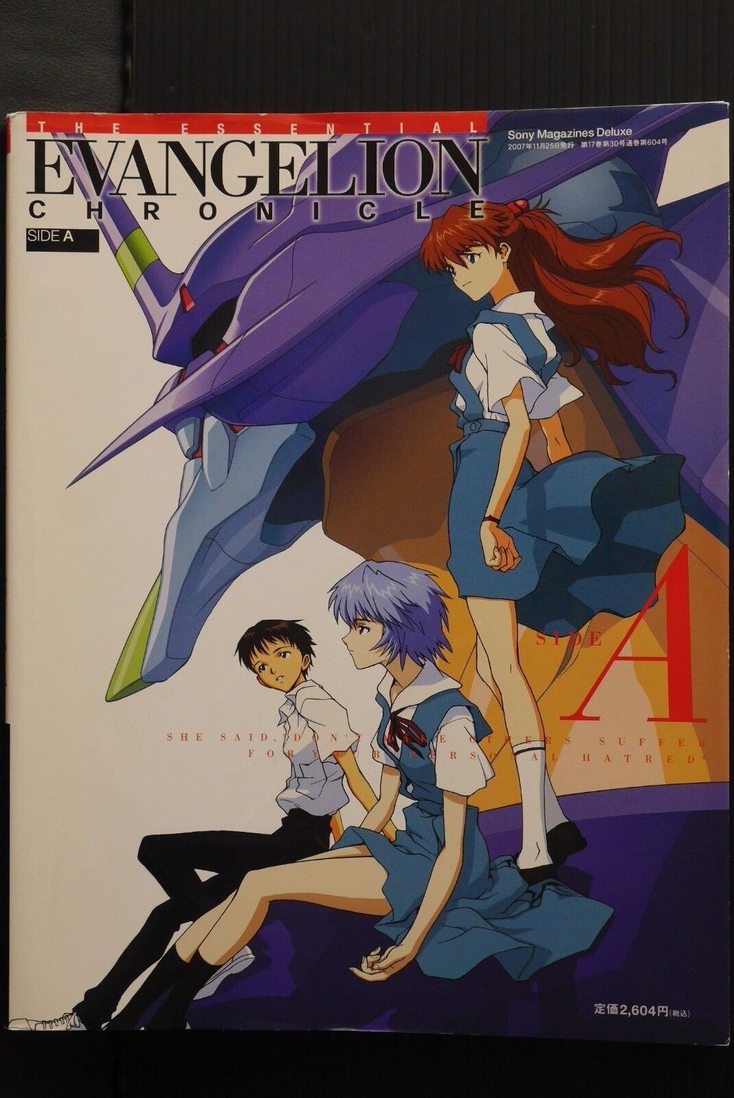 Evangelion chronicle The Essential Side A - Japanese Anime Guide Book JAPAN