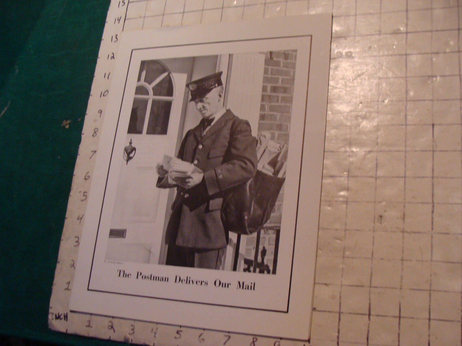 vintage 1945 Instructor Community Helpler Poster 13x10