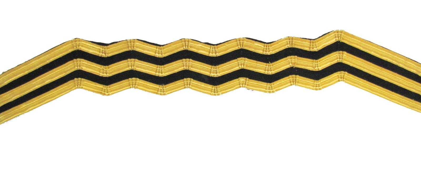 Sleeve Lace Bars Gold Wire Wavy for RNVR 3 Bars Sold Each