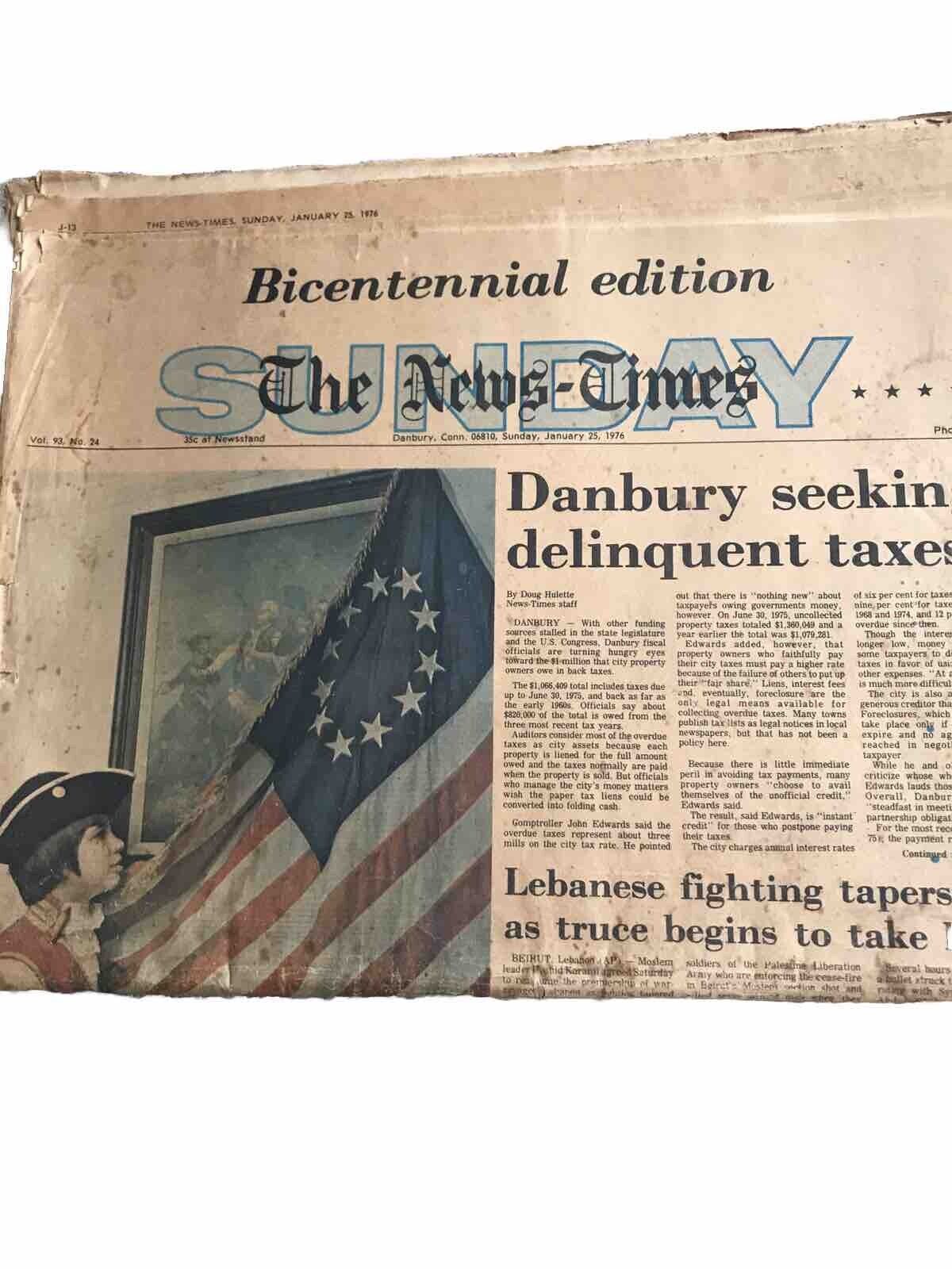 Sunday The News-Times Bicentennial Edition 1976