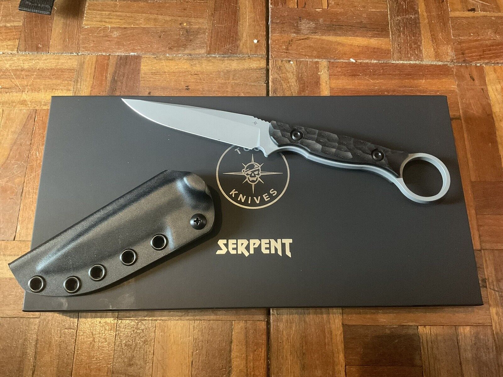 Toor Knives - Serpent S PHOSPHOR GREY - New Model replacing Anaconda