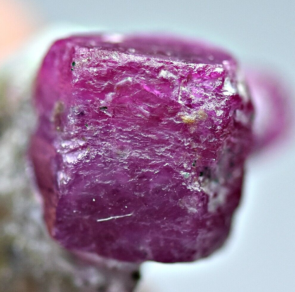 23.50 CT Top Quality Amazing Huge Natural Ruby Crystals On Matrix @ Jegdalek AFG
