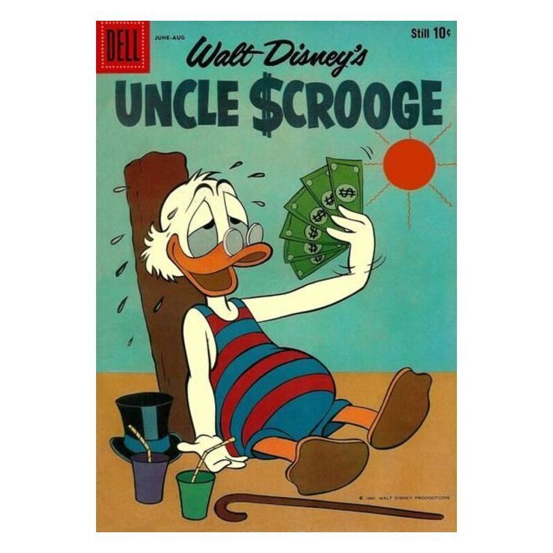Uncle Scrooge (1953 series) #30 in Fine minus condition. Dell comics [g`