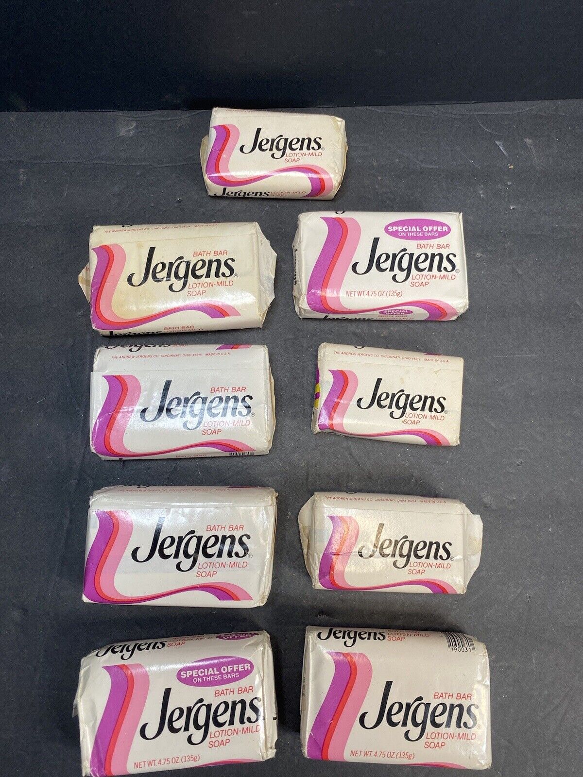 Jergens Vintage 1990’s Mild Soap Bar Lot