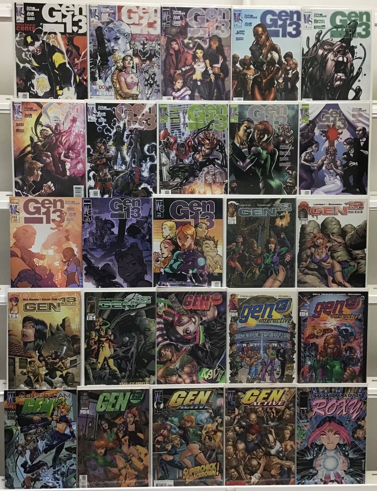 Wildstorm Comics Gen13 Comic Book Lot of 25