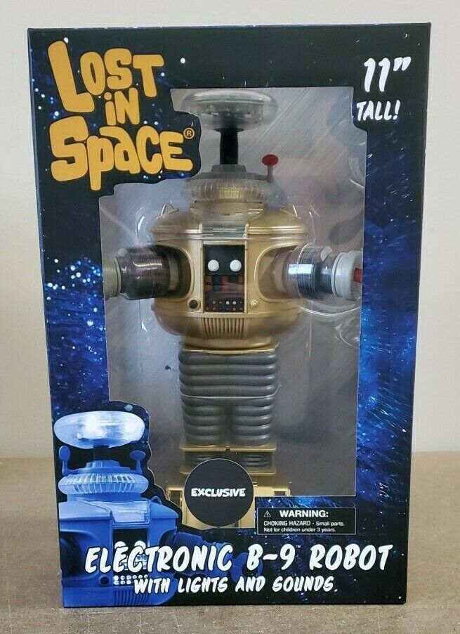 Lost In Space Electronic Lights & Sounds B9 Robot Golden Boy Edition 11