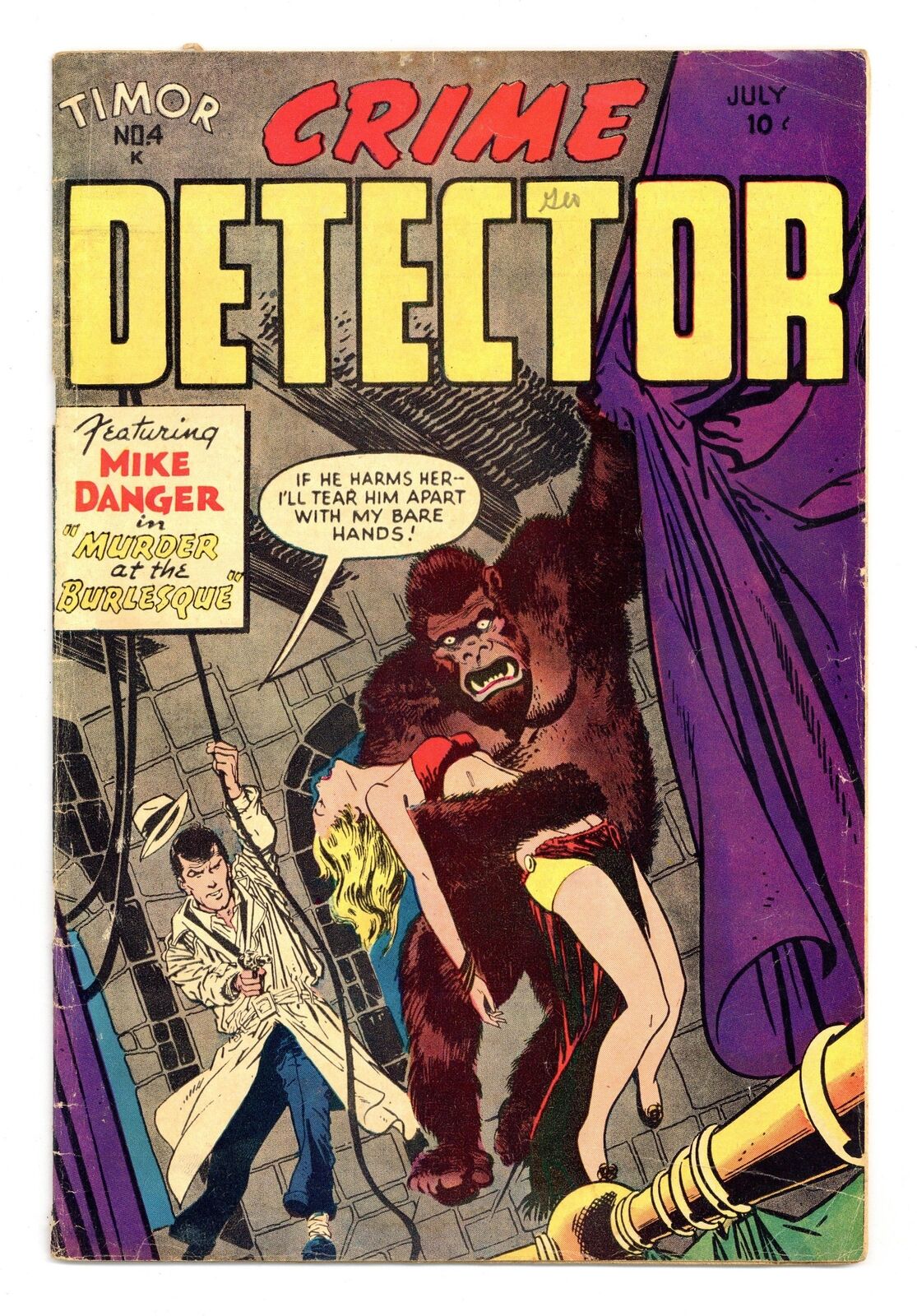 Crime Detector #4 GD/VG 3.0 1954
