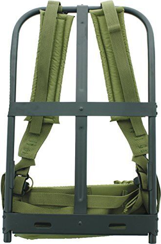NEW Black Military Alice Pack Frame with Olive Drab Suspender Straps LC-1 Kidney