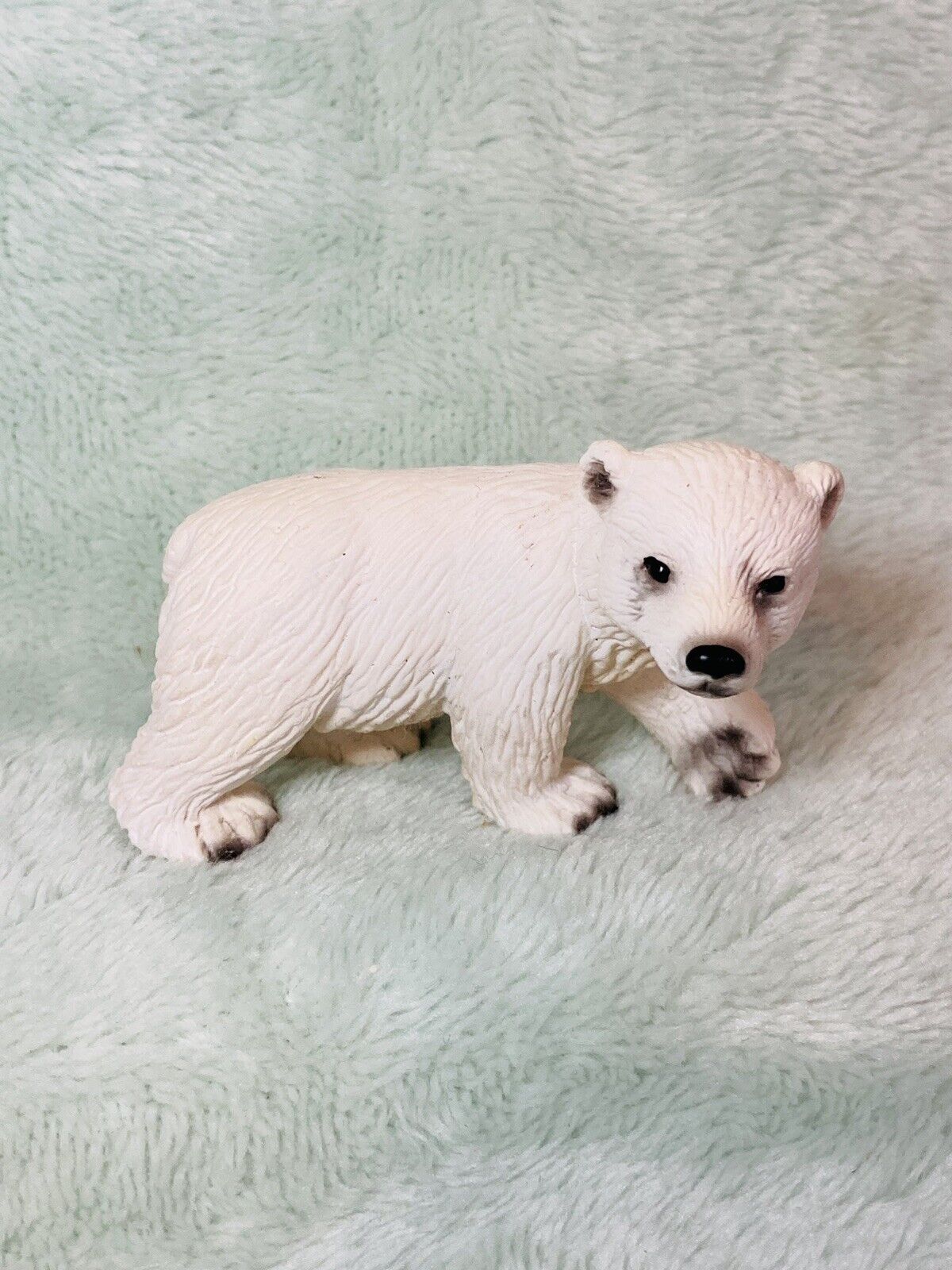 Schleich - 2005 Polar Bear Cub - Wild Life Animal - Used