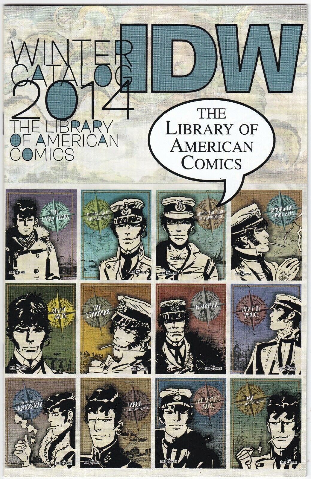 IDW WINTER CATALOG 2014 The Library of American Comics Popeye Yoe Books promo