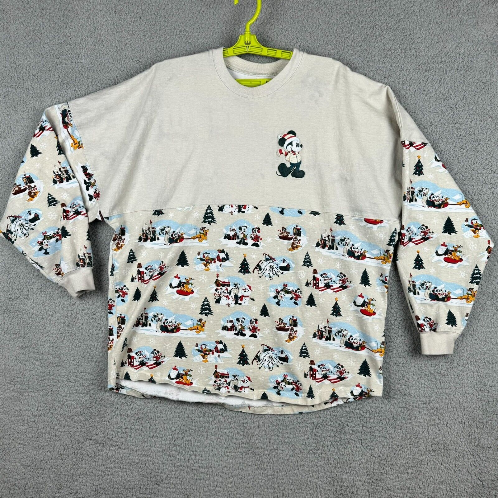Disney Parks Mickey Mouse and Friends Holiday Spirit Jersey Unisex XL WDW 2021