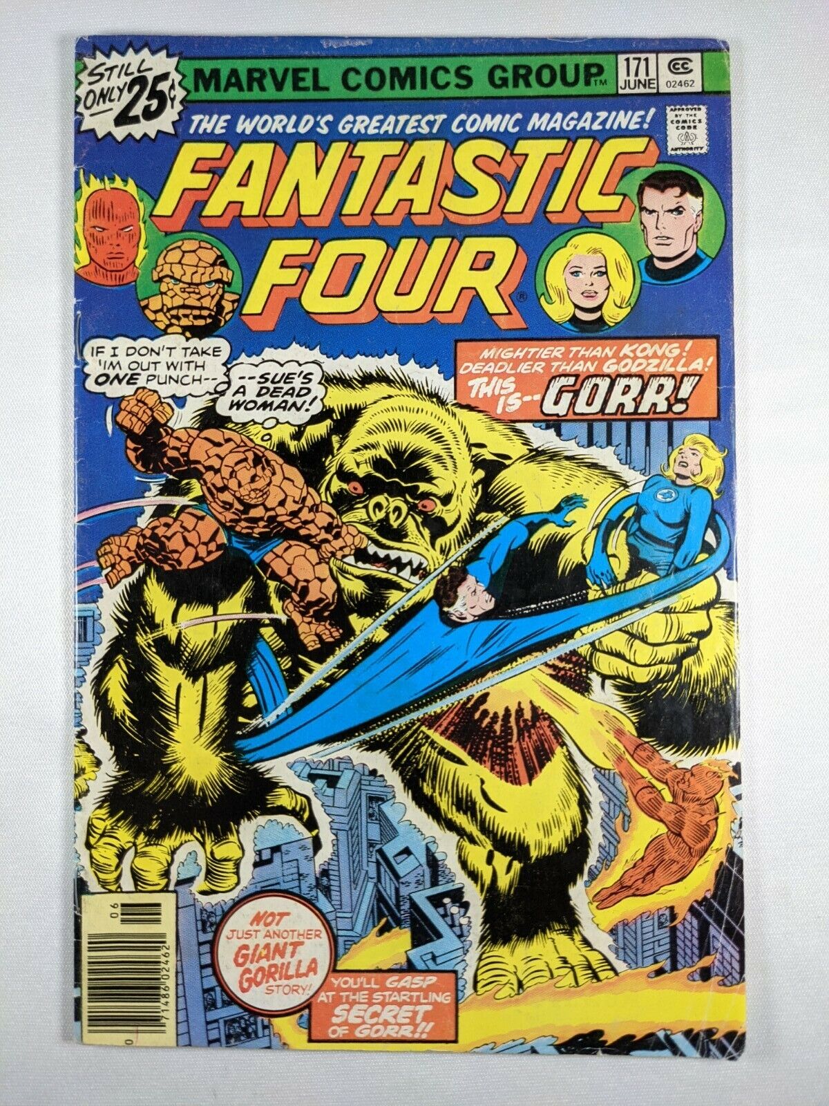 Marvel Fantastic Four # 171 1976 Gorr The Golden Gorilla VG Bronze Age