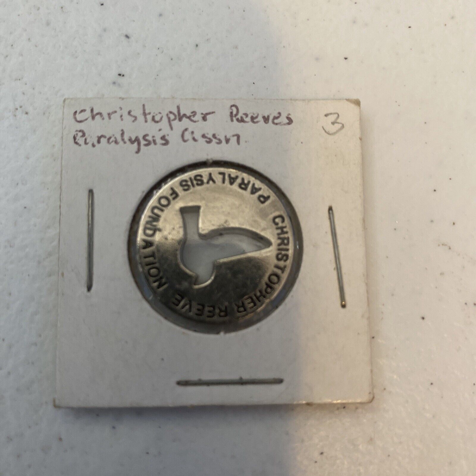 Vintage token Christopher Reeve Paralysis Foundation Together Possibilities 