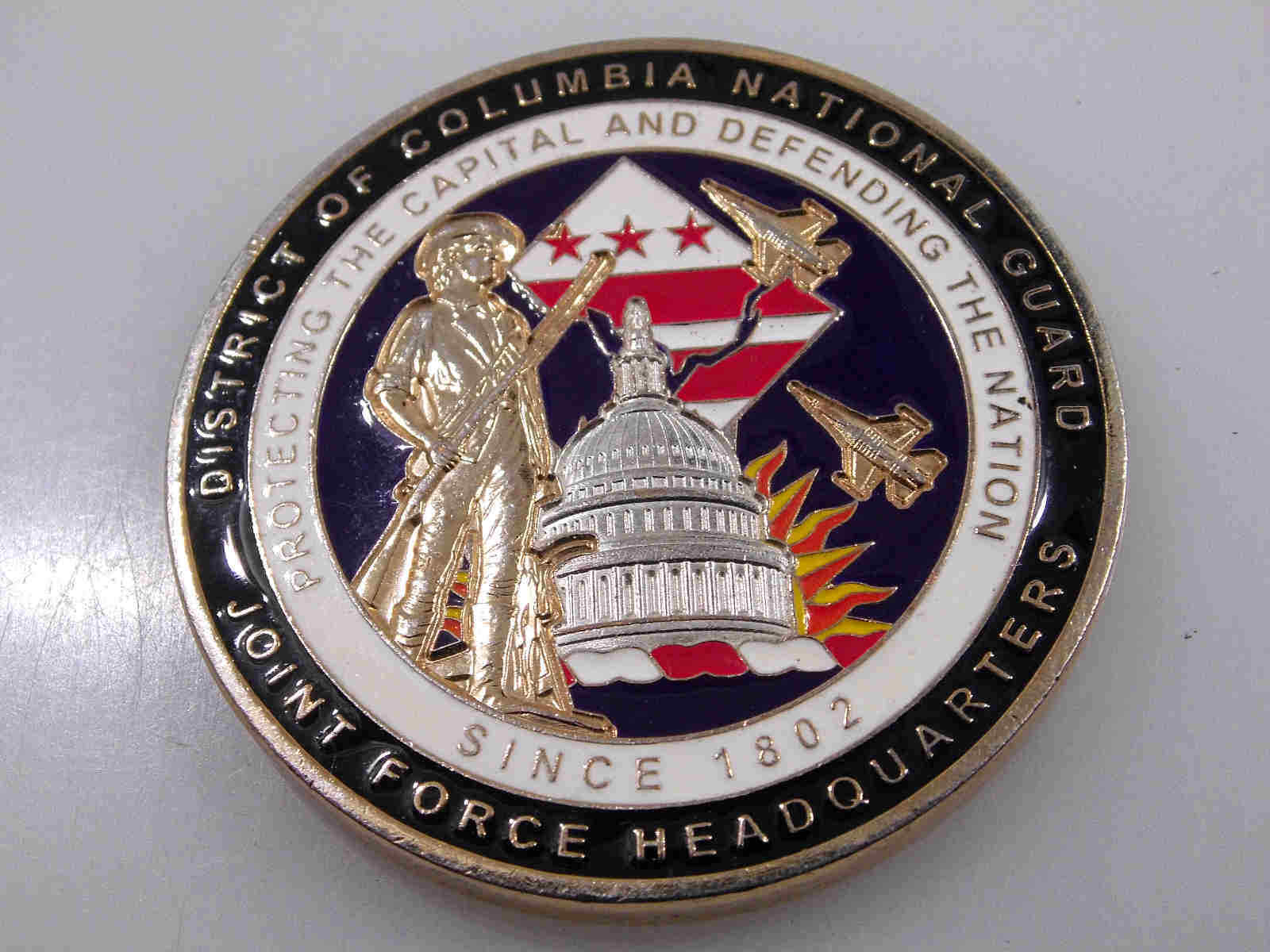 DISTRICT OF COLUMBIA NATIONAL GUARD JOINT FORCE HEADQUARTERS CHALLENGE COIN