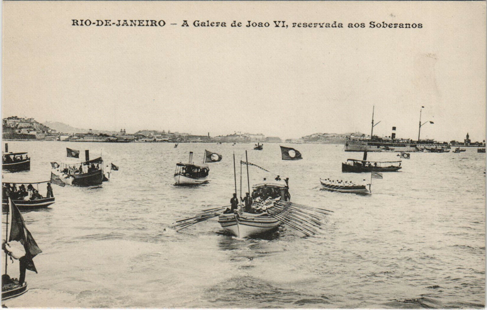 PC BRAZIL, RIO DE JANEIRO, JOAO VI GALERA, Vintage Postcard (b36178)