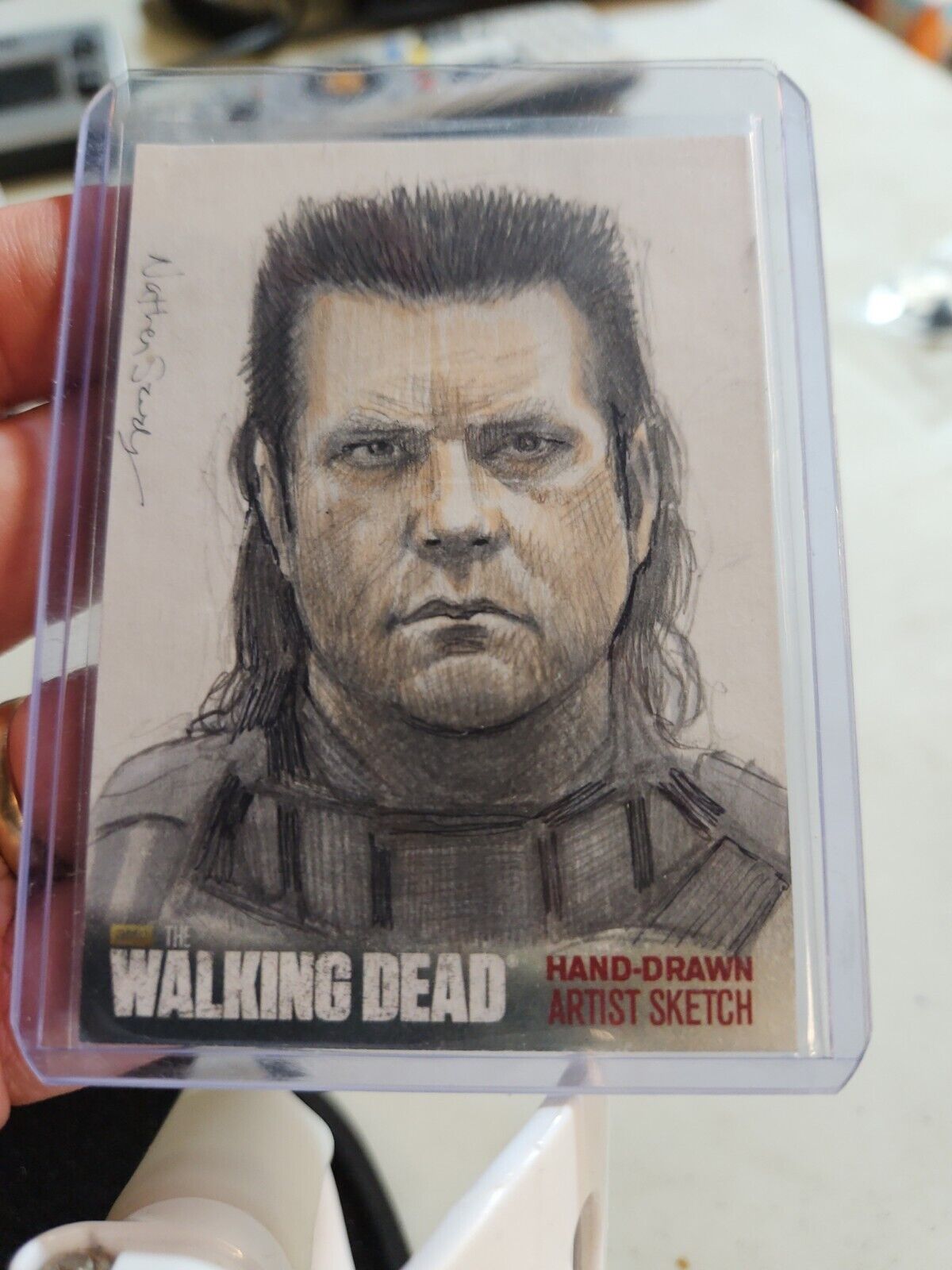 2015 Cryptozoic The Walking Dead #1/1 Eugene Sketch Card NATHAN SZERDY