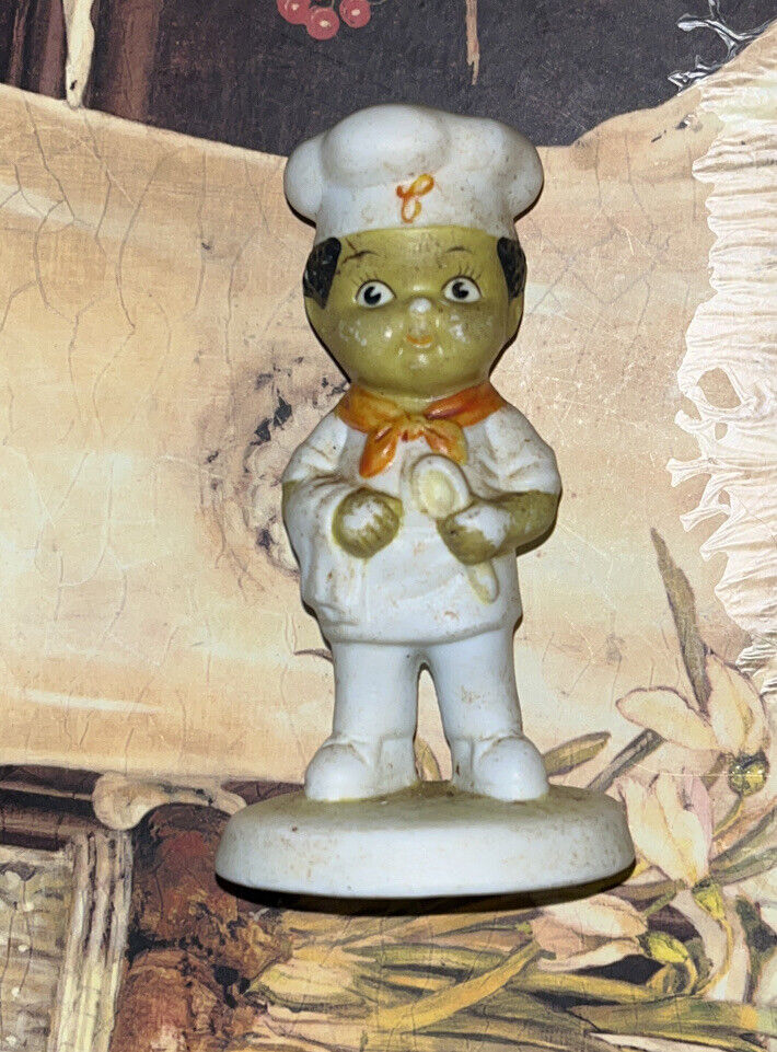 Vintage 1993 Campbell Soup Kid Chef Ceramic Figure