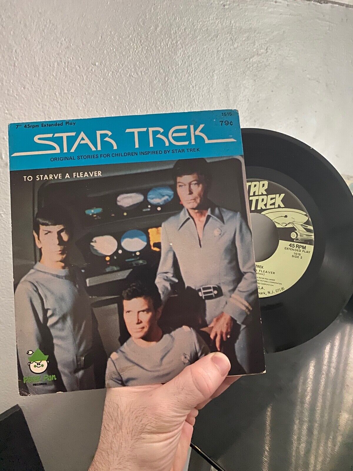Star Trek 1979 Peter Pan Record Never Used \