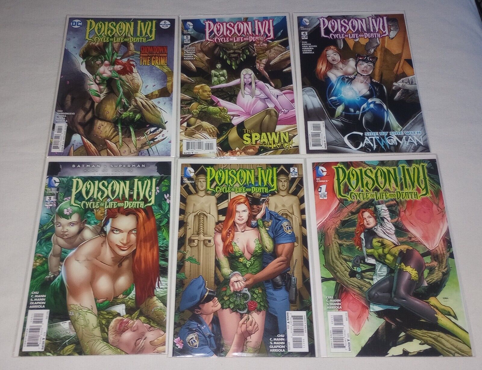 Poison Ivy Cycle of Life and Death (DC 2017) Complete Set #1-#6 Lot | NM/NM+