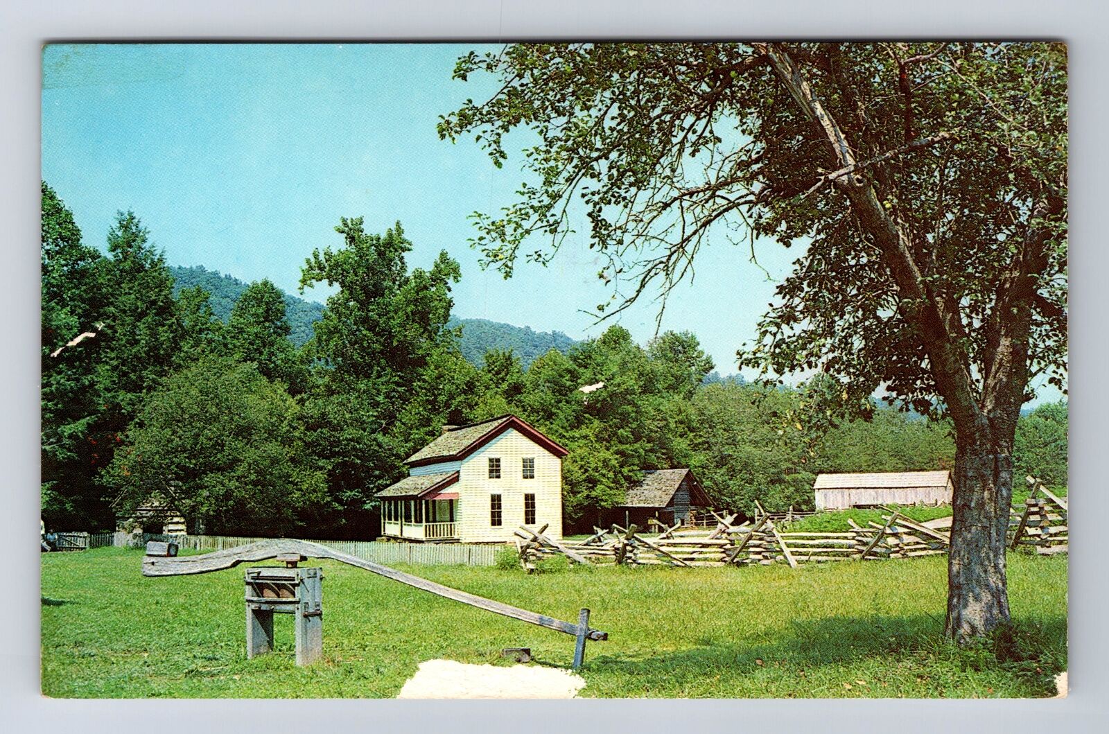 Great Smoky Mountains National Park, Becky Cable House, Vintage Postcard