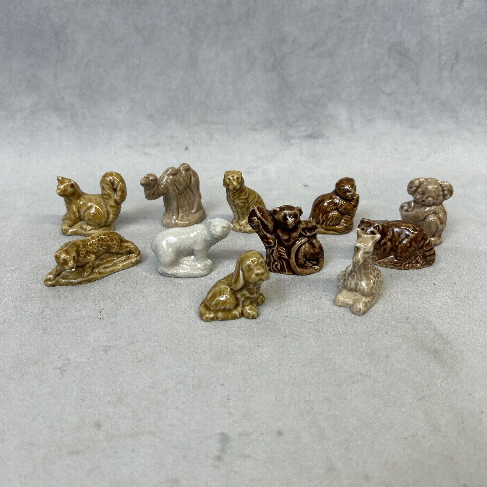 Wade Red Rose Tea Lot Of 11 Vintage England Whimsies Mixed Animal Figurines