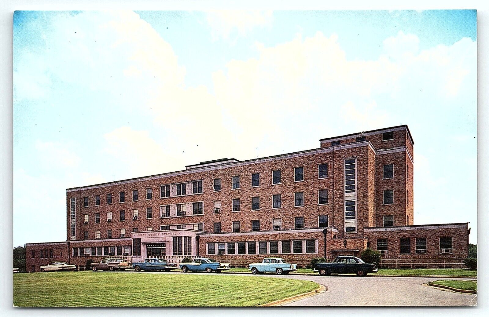 1950s THOMASTON GEORGIA UPSON COUNTY HOSPITAL UNPOSTED POSTCARD P3046