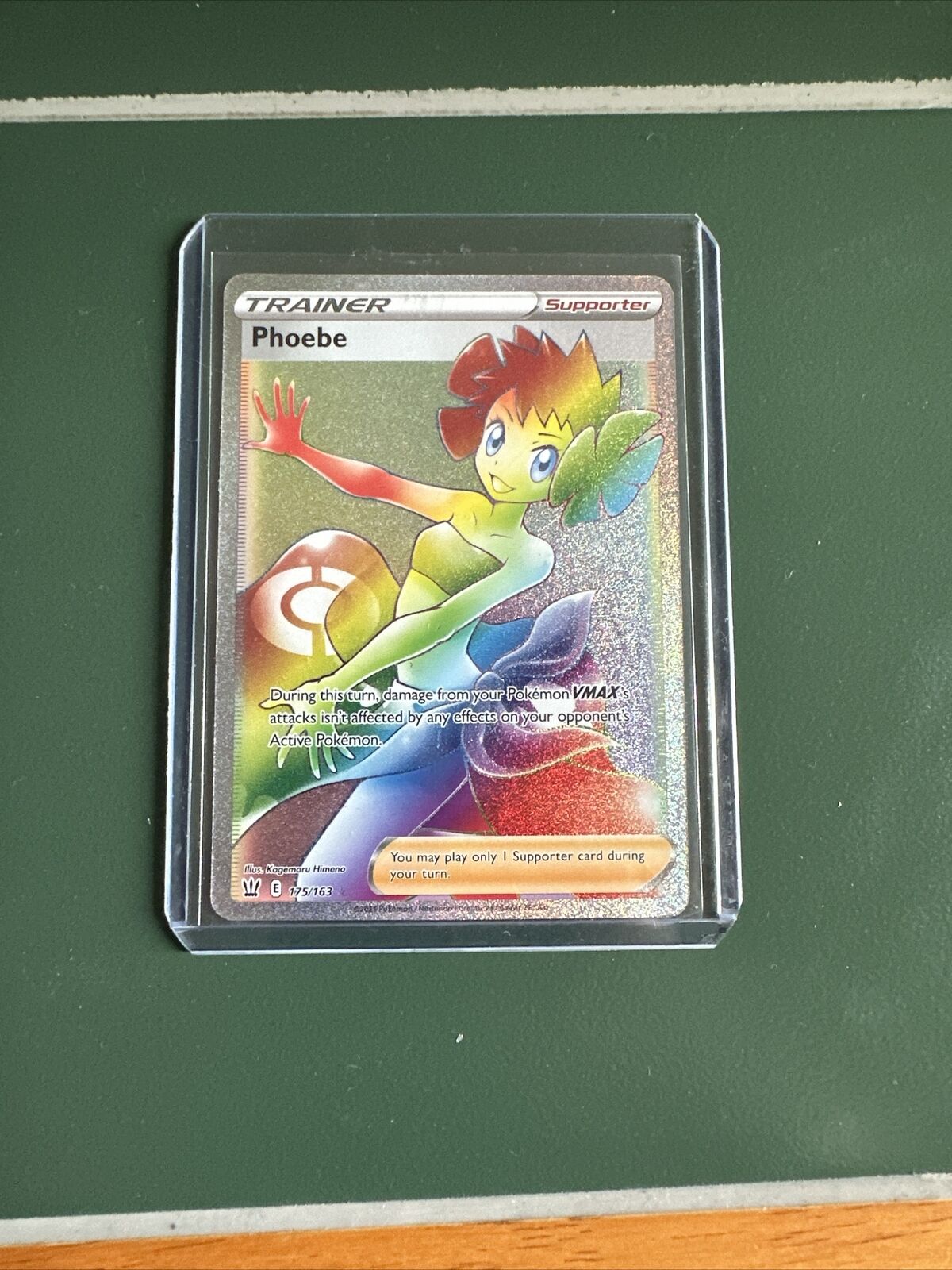 Phoebe 175/163 Battle Styles Secret Rare Pokemon Card Mint/NM Pack Fresh