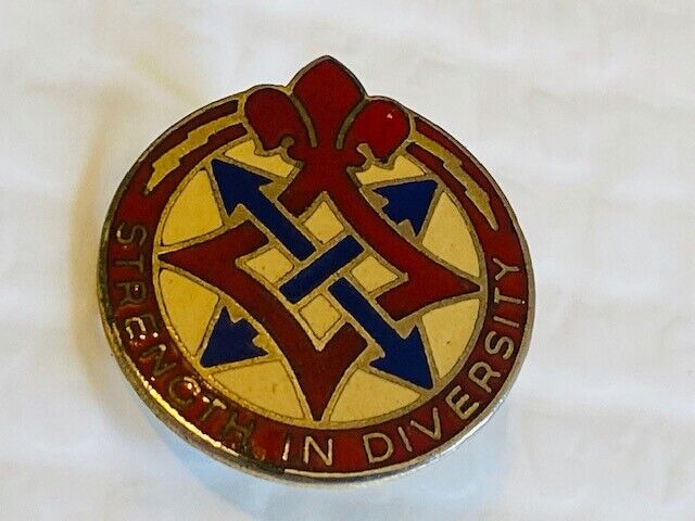 US Military 193rd Support Battalion Insignia Pin - Strength in Diversity