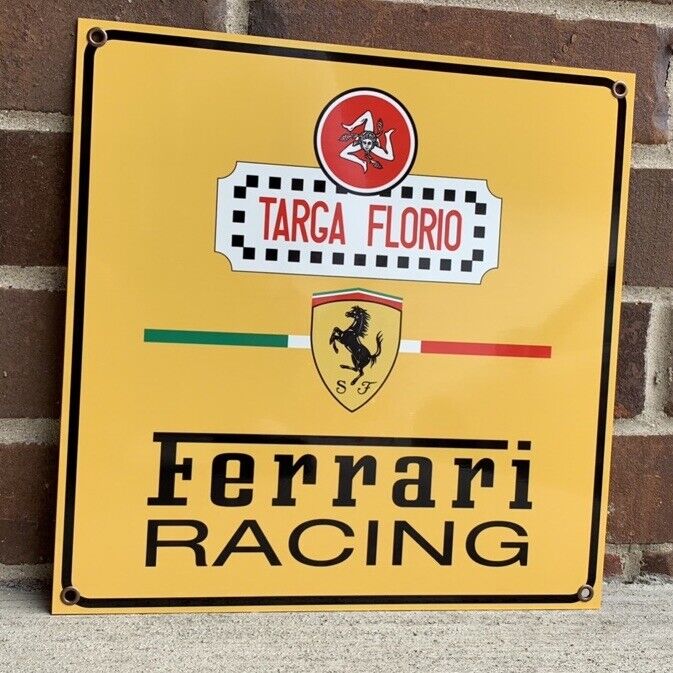 Targa Florio  Ferrari Racing  Garage Sign