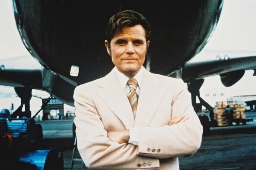 Jack Lord As Det. Steve Mcgarrett Hawaii Five-O 11x17 Poster Airplane Engine