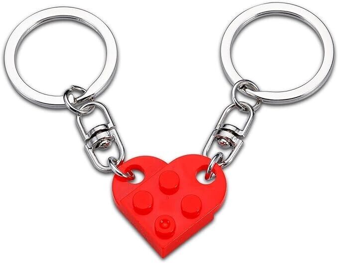 Valentine Key Chain Heart Puzzle Couple Gift Boyfriend Girlfriend Valentines Day