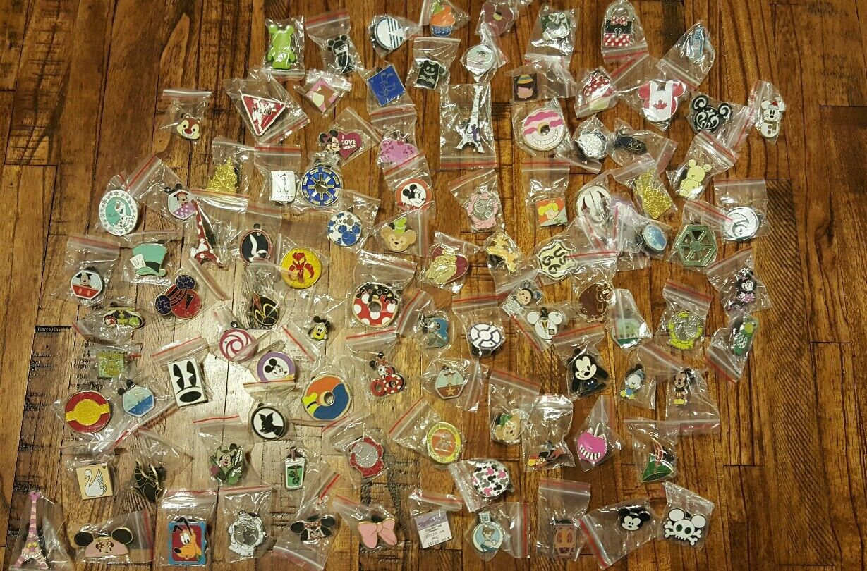 Disney Trading Pins 100 lot 1-3 Day Shipping 100% tradable no doubles 