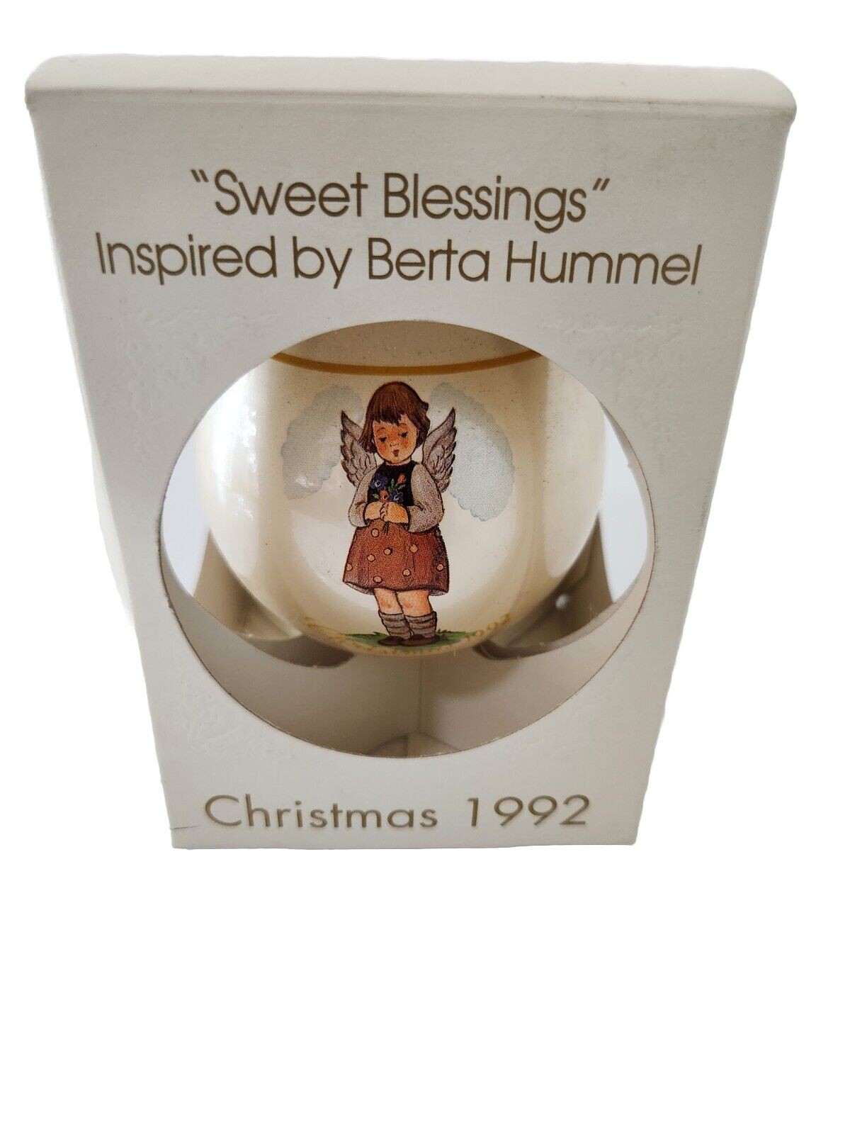 1992 Schmid Christmas Ornament Sweet Bleblessig Ispired By Berta Hummel