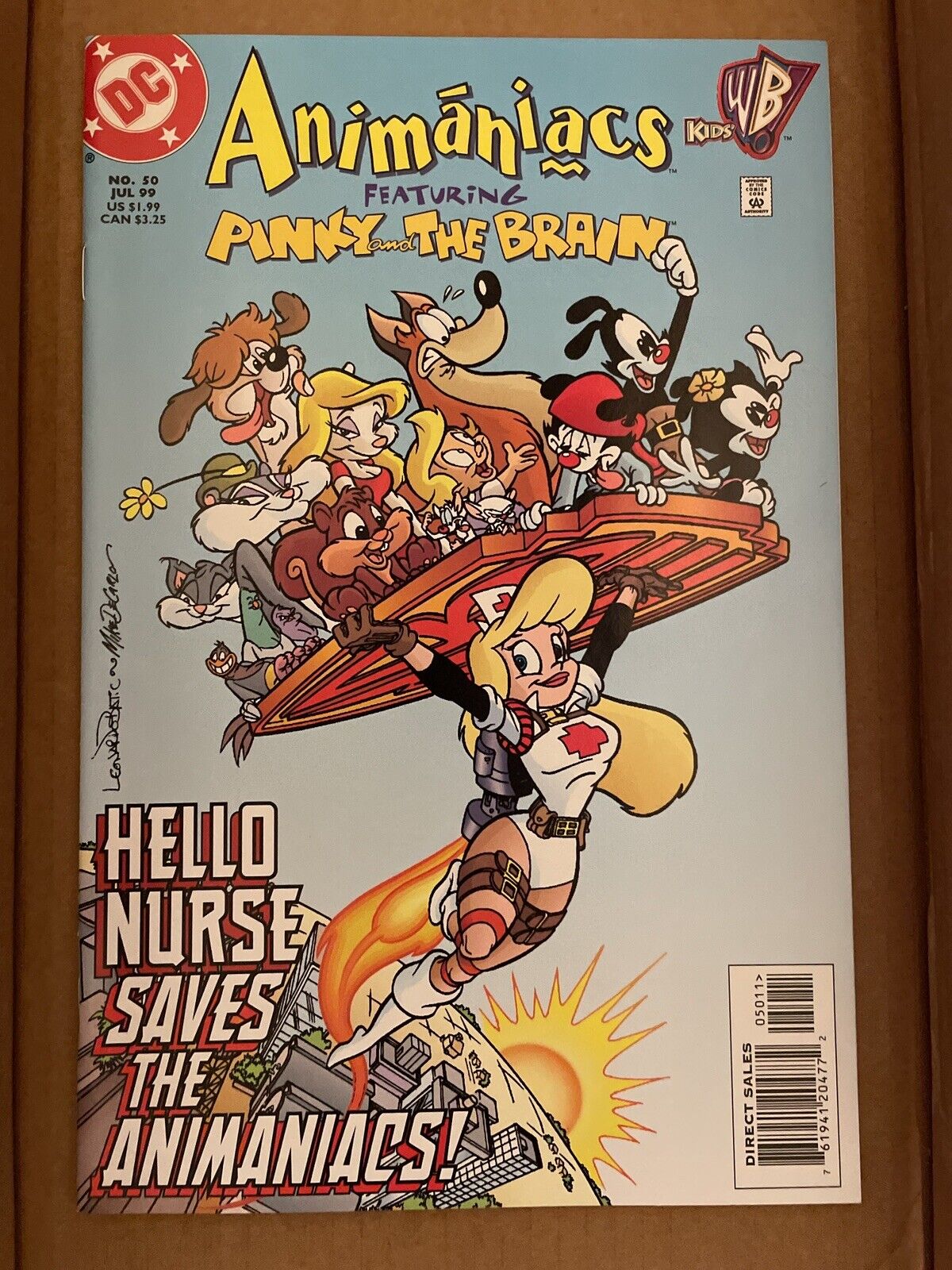 Animaniacs #50 NM Hello Nurse Cover Rare HTF Low Print
