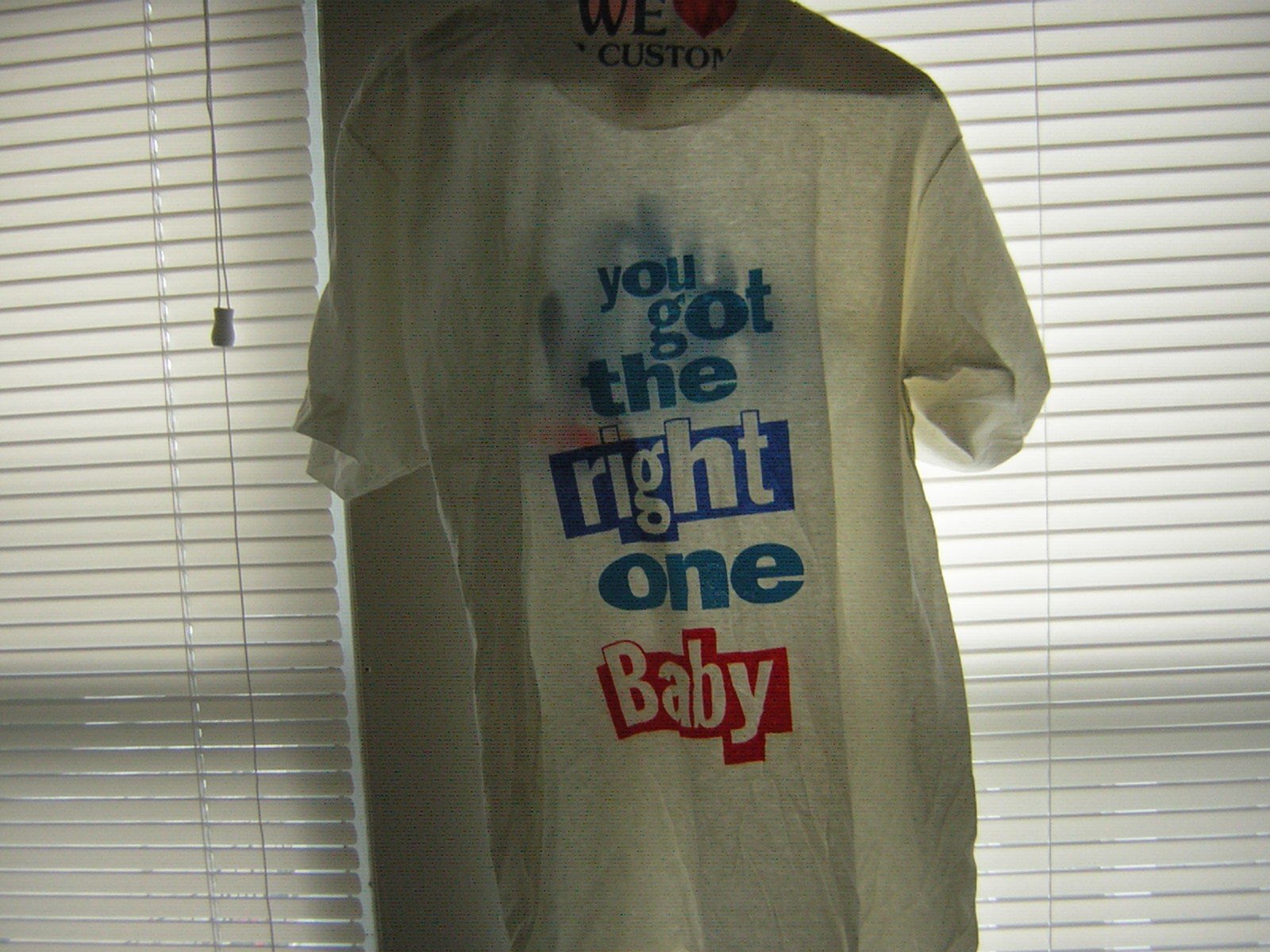  DIET PEPSI T SHIRT VINTAGE LATE 80\'S YOU GOT THE RIGHT ONE BABY DEADSTOCK LARGE