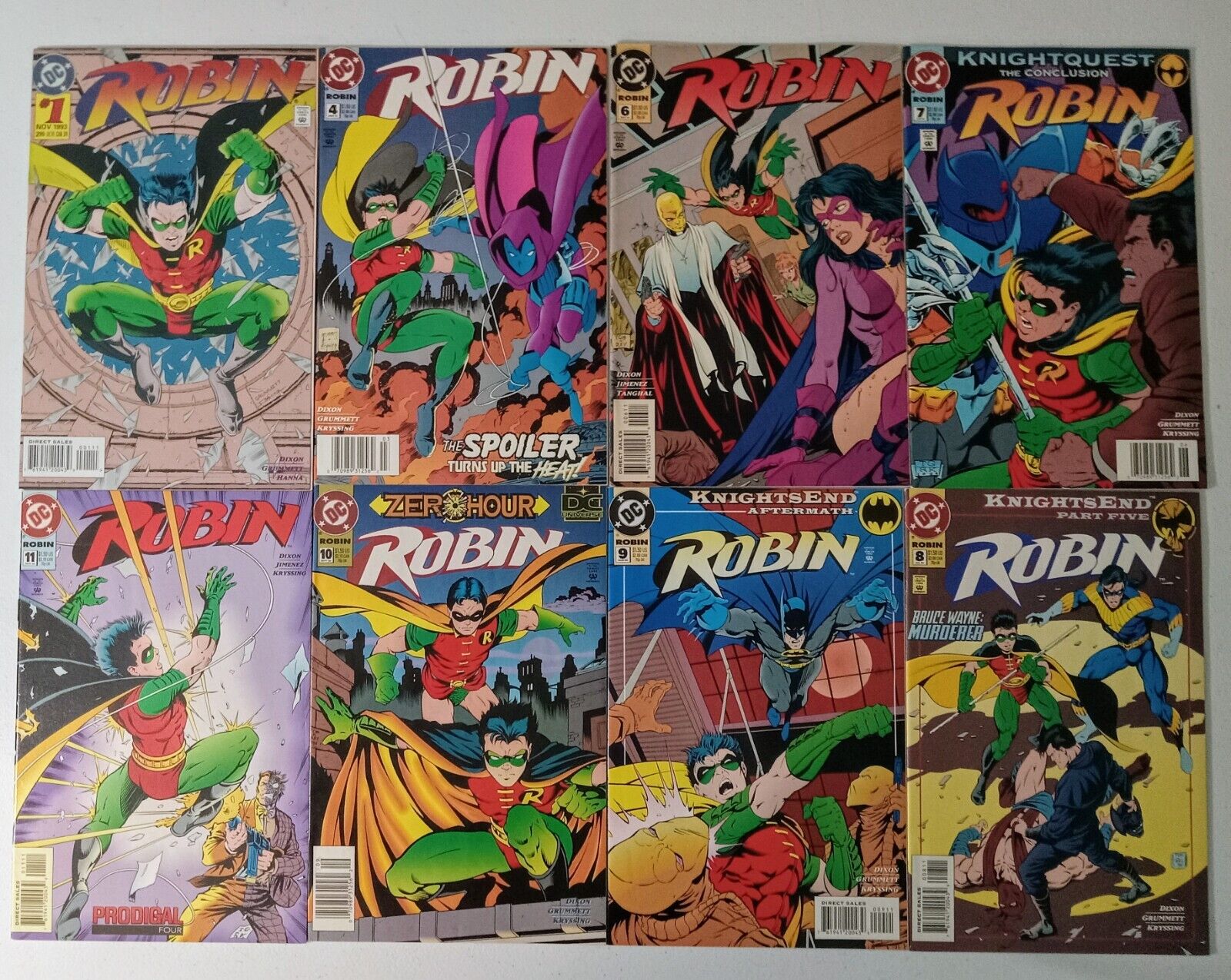 DC Comics Batman And Robin Theme Lot Of 50,Bagged And Boarded \